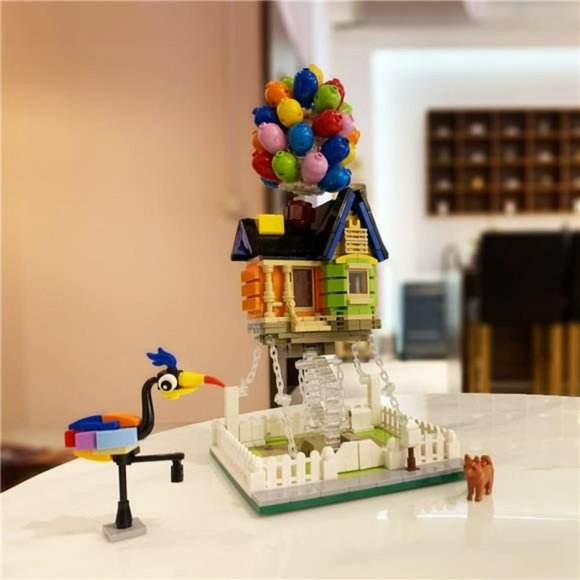 Up Balloon House Building Kit for Kids Age 8-14 Yrs, Building Block Set 635pcs - Picture 3 of 6